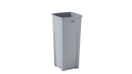 Rubbermaid FG356988GRAY UNTOUCHABLE® 23 GAL SQUARE GRAY