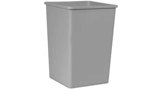 Rubbermaid FG395800GRAY UNTOUCHABLE® 35 GAL SQUARE GRAY