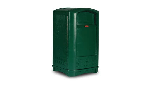 Rubbermaid FG396400DGRN PLAZA® CONTAINER, 50 GAL, DARK GREEN