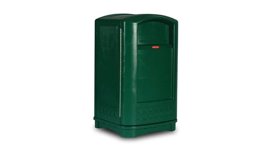 Rubbermaid FG396400DGRN PLAZA® CONTAINER, 50 GAL, DARK GREEN