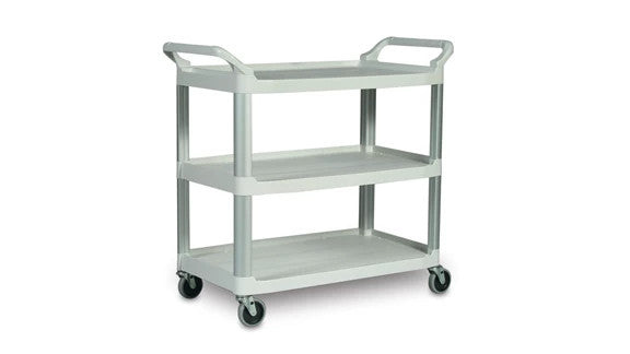 Rubbermaid FG409100OWHT XTRA„ UTILITY CART, OPEN SIDED, 300 LB. CAPACITY, WHITE