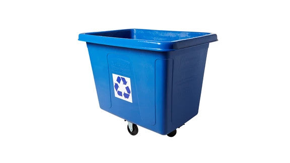 Rubbermaid FG461673BLUE CUBE TRUCK, 16 CUBIC FOOT, BLUE RECYCLING