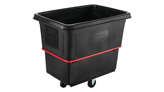 Rubbermaid FG471600BLA HEAVY DUTY UTILITY TRUCK, 16 CUBIC FOOT WITH 5 IN CASTERS