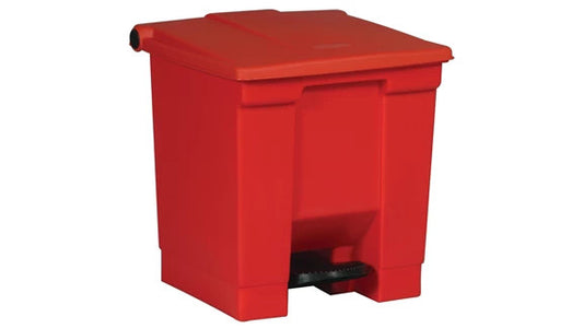 Rubbermaid FG614300RED LEGACY STEP-ON CONTAINER 8 GAL RED