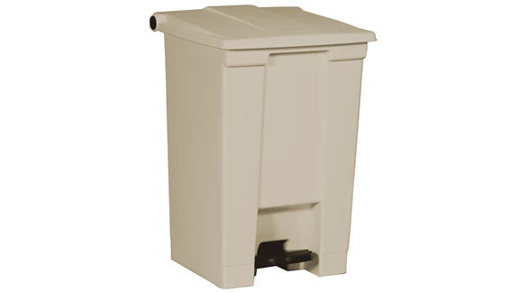 Rubbermaid FG614400BEIG LEGACY STEP-ON CONTAINER 12 GAL BEIGE