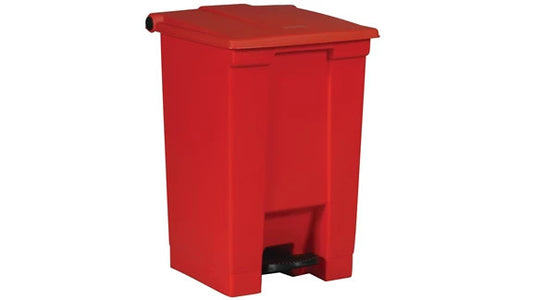 Rubbermaid FG614400RED LEGACY STEP-ON CONTAINER 12 GAL RED