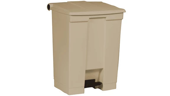 Rubbermaid FG614500BEIG LEGACY STEP-ON CONTAINER 18 GAL BEIGE