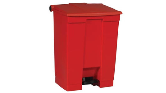 Rubbermaid FG614500RED LEGACY STEP-ON CONTAINER 18 GAL RED