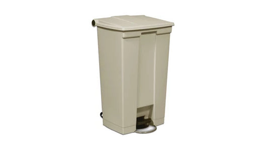 Rubbermaid FG614600BEIG LEGACY STEP-ON CONTAINER 23 GAL BEIGE