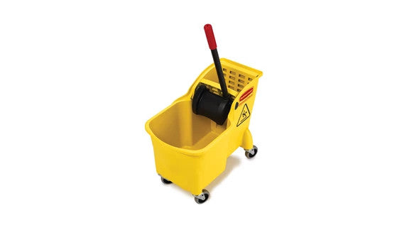 Rubbermaid FG738000YEL TANDEM„ 31 QT BUCKET COMBO, YELLOW