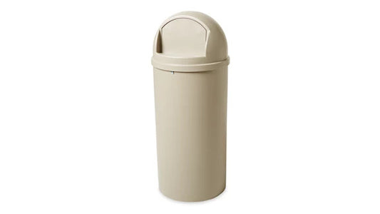 Rubbermaid FG816088BEIG MARSHAL® CLASSIC CONTAINER, 15 GAL, BEIGE