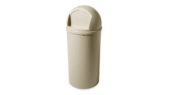 Rubbermaid FG817088BEIG MARSHAL® CLASSIC CONTAINER, 25 GAL, BEIGE