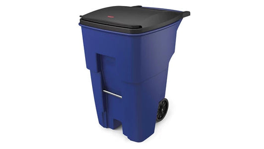 Rubbermaid FG9W2273BLUE ROLLOUT CONTAINER 95 GAL BLUE