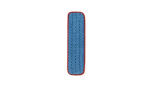 Rubbermaid FGQ41000RD00 HYGEN„ 18" MICROFIBER WET PAD, RED