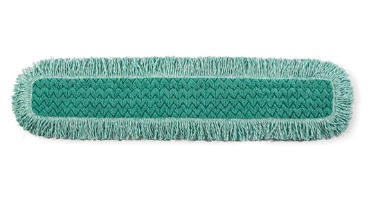 Rubbermaid FGQ43800GR00 HYGEN„ 36" MICROFIBER DUST PAD, FRINGE, GREEN