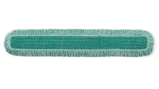 Rubbermaid FGQ44900GR00 HYGEN„ 48" MICROFIBER DUST PAD, FRINGE, GREEN