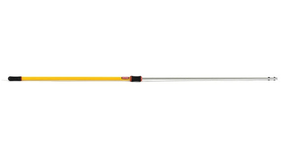 Rubbermaid FGQ76500YL00 HYGEN„ 4 FT ” 8 FT QUICK CONNECT EXTENSION POLE, YELLOW