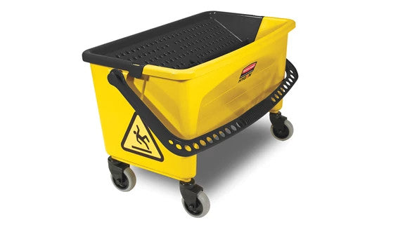 Rubbermaid FGQ90088YEL HYGEN„ DOWN-PRESS WRINGER BUCKET, YELLOW