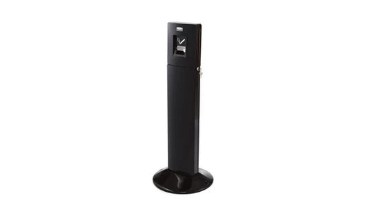 Rubbermaid FGR93400BK METROPOLITAN SMOKERS' STATION, BLACK