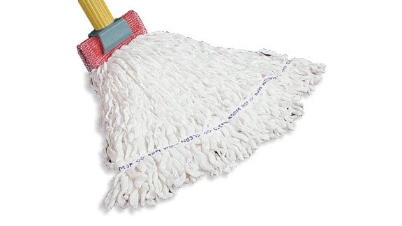 Rubbermaid FGT30000WH00 20 OZ MAINTENANCE WET MOP, 5" HEADBAND, WHITE