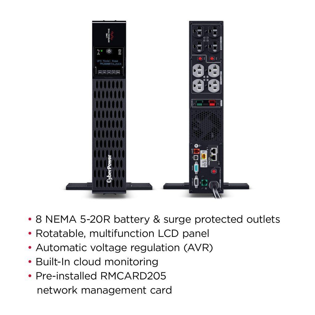 Cyberpower PR2000RTXL2UC Smart App Sinewave UPS