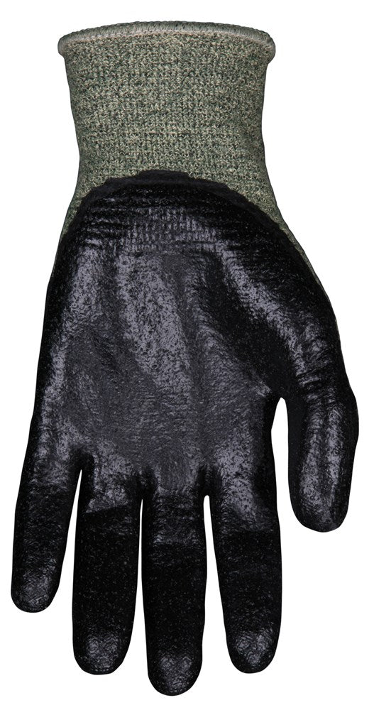 MCR Safety 9379ARCM MCR Safety Cut Pro® 13-Gauge Kevlar® and Synthetic Shell Cut Resistant Work Gloves APG Coated Palm and Fingertips (1 Pair)