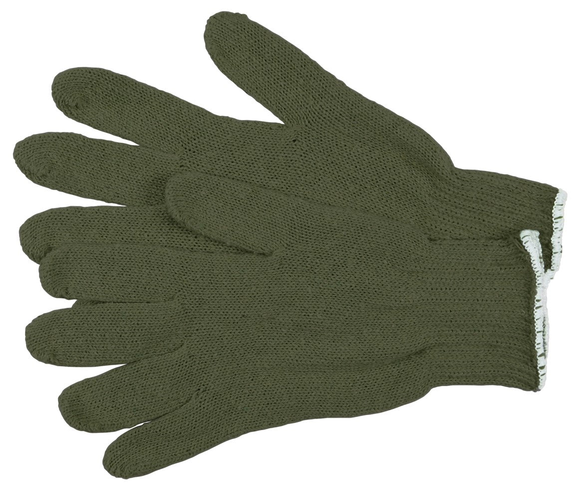 MCR Safety 9512GXL String Knit Work Gloves 7 Gauge Regular Weight Hunter Green Cotton Polyester Shell (1 DZ)
