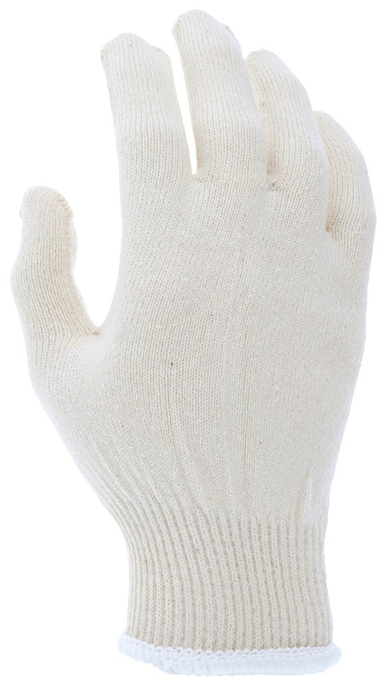 MCR Safety 9613LM String Knit Work Gloves 13 Gauge Regular Weight Natural 100% Cotton (1 DZ)