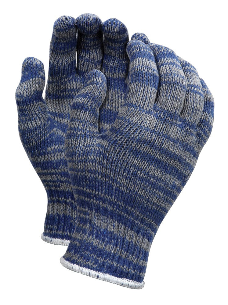 MCR Safety 9642M String Knit Work Gloves 7 Gauge Economy Weight Multi-Color Cotton Polyester (1 DZ)