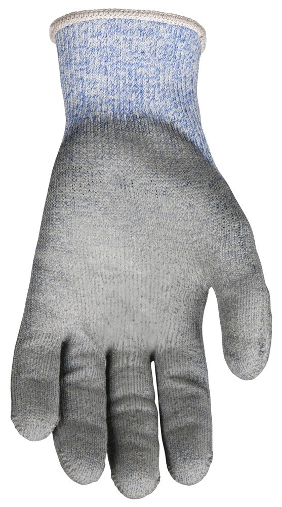 MCR Safety 9672DT5PUS MCR Safety Cut Pro® 10-Gauge Dyneema® Diamond Technology with Steel Cut Resistant Work Gloves Polyurethane (PU) Coated Palm and Fingertips (1 Pair)