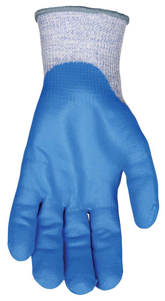 MCR Safety 9672DT5XXL MCR Safety Cut Pro® 10-Gauge Cut Resistant Work Gloves Dyneema® Diamond Technology with Steel Shell Nitrile Foam Coated Palm and Fingertips (1 Pair)