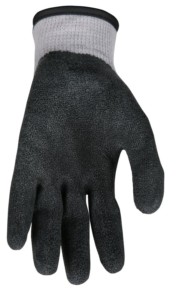 MCR Safety 9688VS MCR Safety NXG® Work Gloves 10 Gauge Cotton Polyester Shell Latex Coated Palm and Fingertips Adjustable Hook and Loop Wrist Closure (1 DZ)