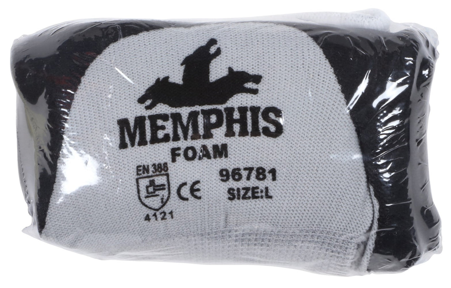 MCR Safety VP96781L Memphis™ Foam Work Gloves 13 Gauge Nylon Shell Black Nitrile Foam Coated Palm Over the Knuckle Coated Vending Packaged (1 Pair)