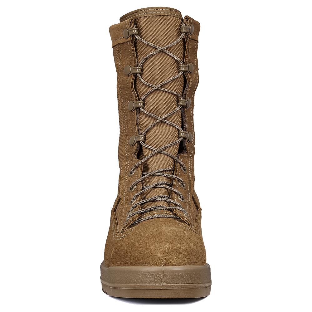 Belleville Men's, 8", 330COYST, Hot Weather Steel Safety Toe Flight Boot, Coyote, 13, Regular, 330COYST 130R