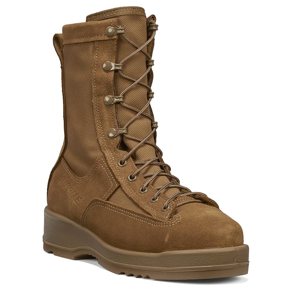 Belleville Men's, 8", 330COYST, Hot Weather Steel Safety Toe Flight Boot, Coyote, 15.5, Regular, 330COYST 155R