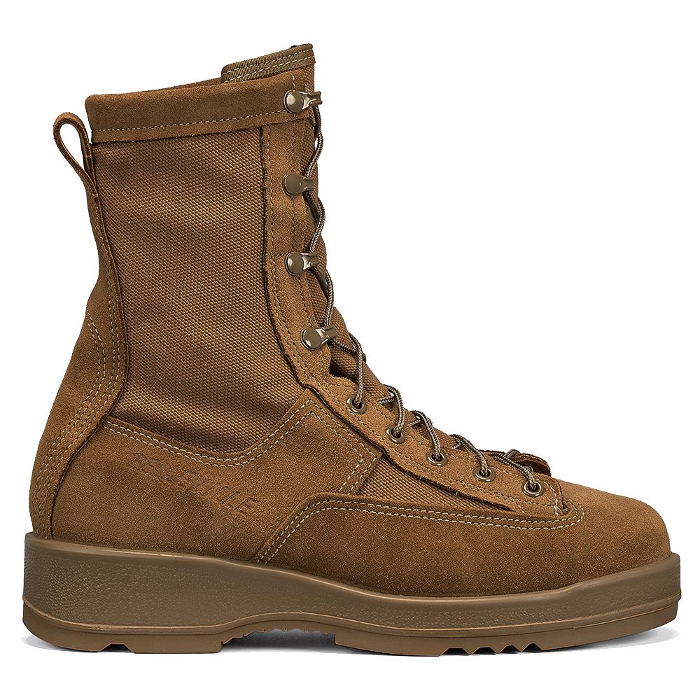 Belleville Men's, 8", 330COYST, Hot Weather Steel Safety Toe Flight Boot, Coyote, 16, Wide, 330COYST 160W