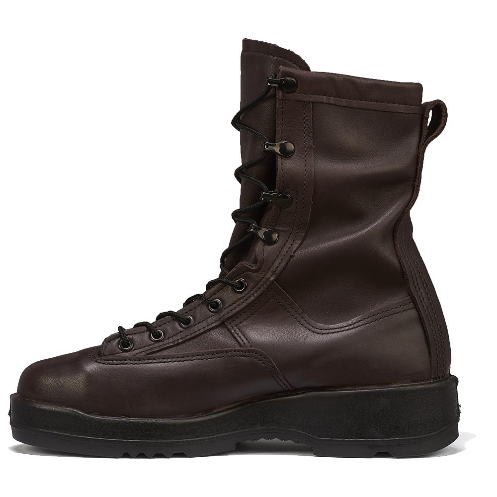 Belleville Men's, 8", 330ST, Wet Weather Steel Safety Toe Flight Boot, Brown, 5, Regular, 330ST 050R