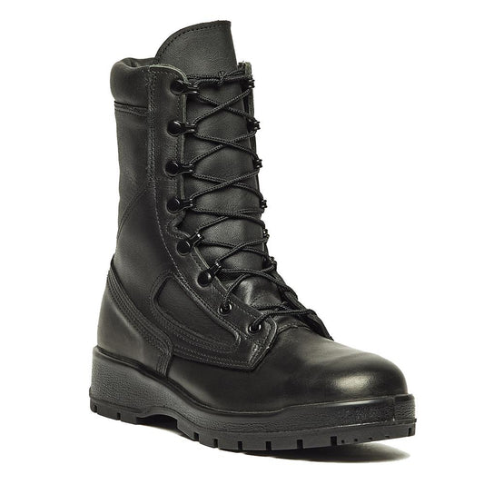 Belleville Men's, 8", 495ST, US Navy General Purpose Steel Safety Toe Boot, Black, 6, Wide, 495ST 060W