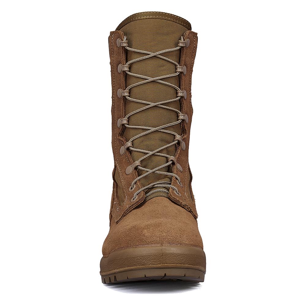 Belleville Men's, 8", 500, USMC Waterproof Combat Boot, EGA, Coyote, 8, Regular, 500 080R
