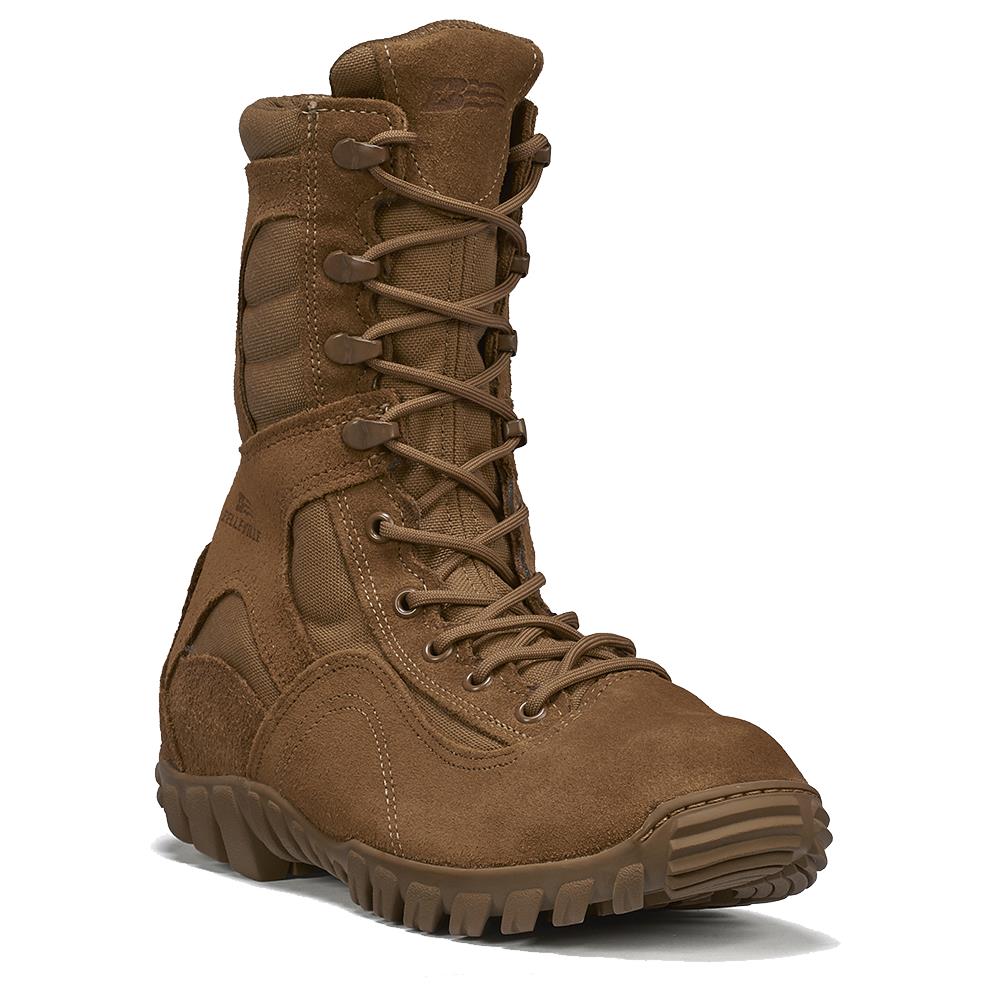 Belleville Men's, 8", Sabre, 533, US Navy Certified Hot Weather Hybrid Assault Boot, Coyote, 4, Regular, 533 040R