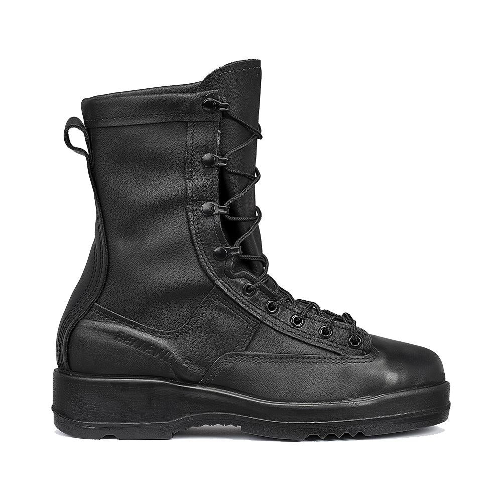 Belleville Men's, 8", 800ST, Waterproof Steel Safety Toe Flight & Flight Deck Boot, Black, 13.5, Regular, 800ST 135R