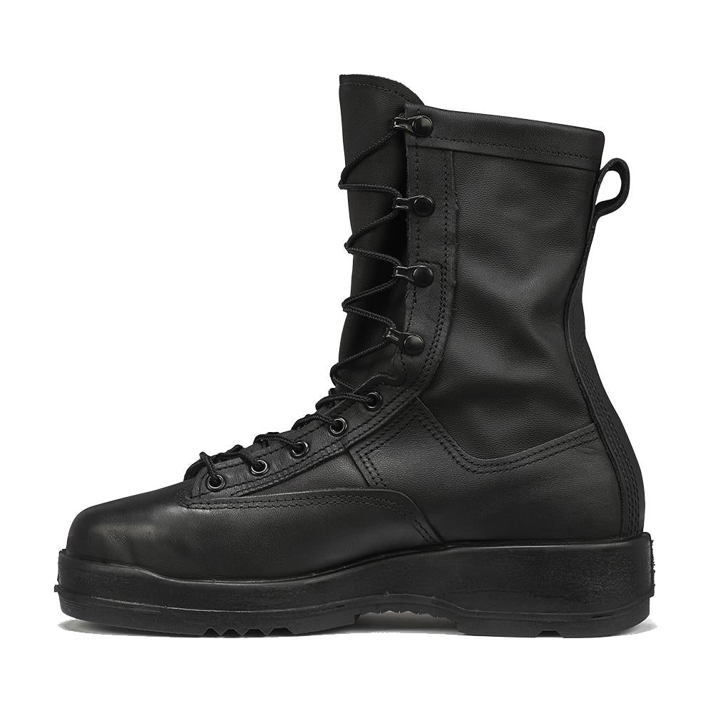 Belleville Men's, 8", 800ST, Waterproof Steel Safety Toe Flight & Flight Deck Boot, Black, 13.5, Regular, 800ST 135R