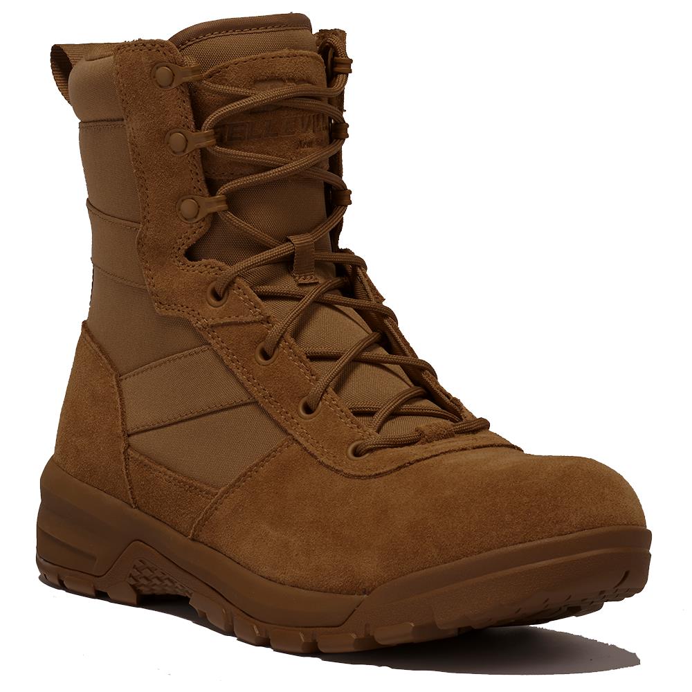 Belleville Men's, 8",  SPEAR POINT,  BV518, Lightweight Hot Weather Tactical Boot, Coyote, 10.5, Wide, BV518 105W