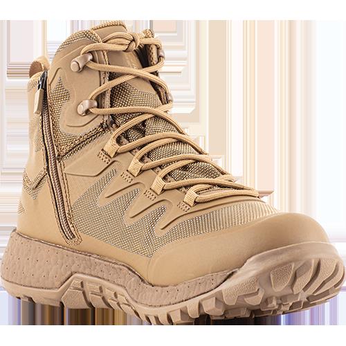 Belleville Men's, 8", BV570ZWPT, AMRAP Vapor Boot, Coyote, 4, Regular BV570ZWPT 040R