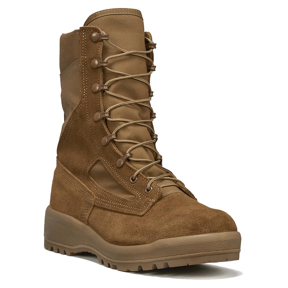 Belleville Men's, 8" C300ST Hot Weather Steel Safety Toe Boot, Coyote, 10.5, Regular, C300ST 105R