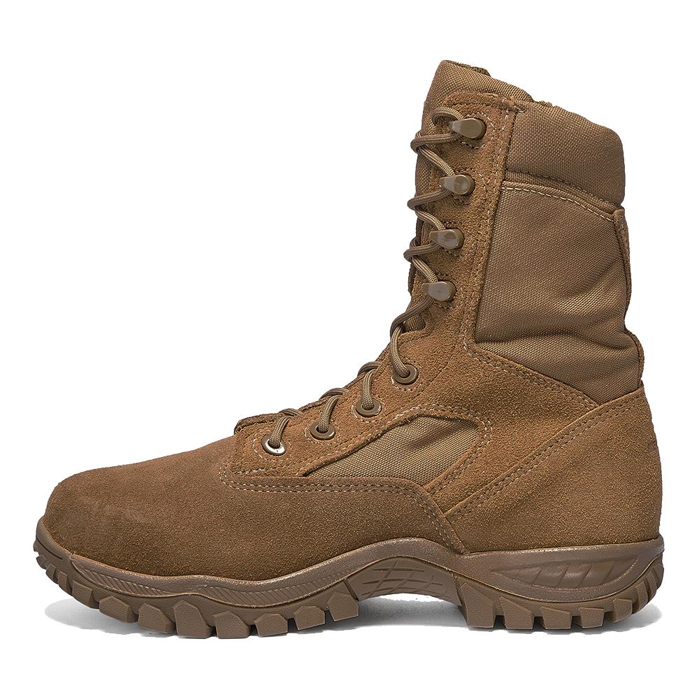 Belleville Men's, 8", C312ST, Hot Weather Tactical Steel Safety Toe Boot, Coyote, 4.5, Wide, C312ST 045W