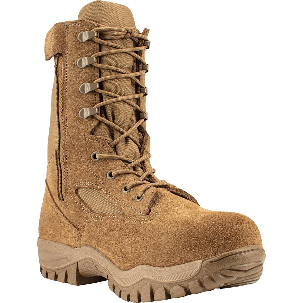 Belleville Men's, 8", C312ZCT, Hot Weather Tactical Steel Safety Toe Boot, Coyote, 5.5, Regular, C312ZCT 055R