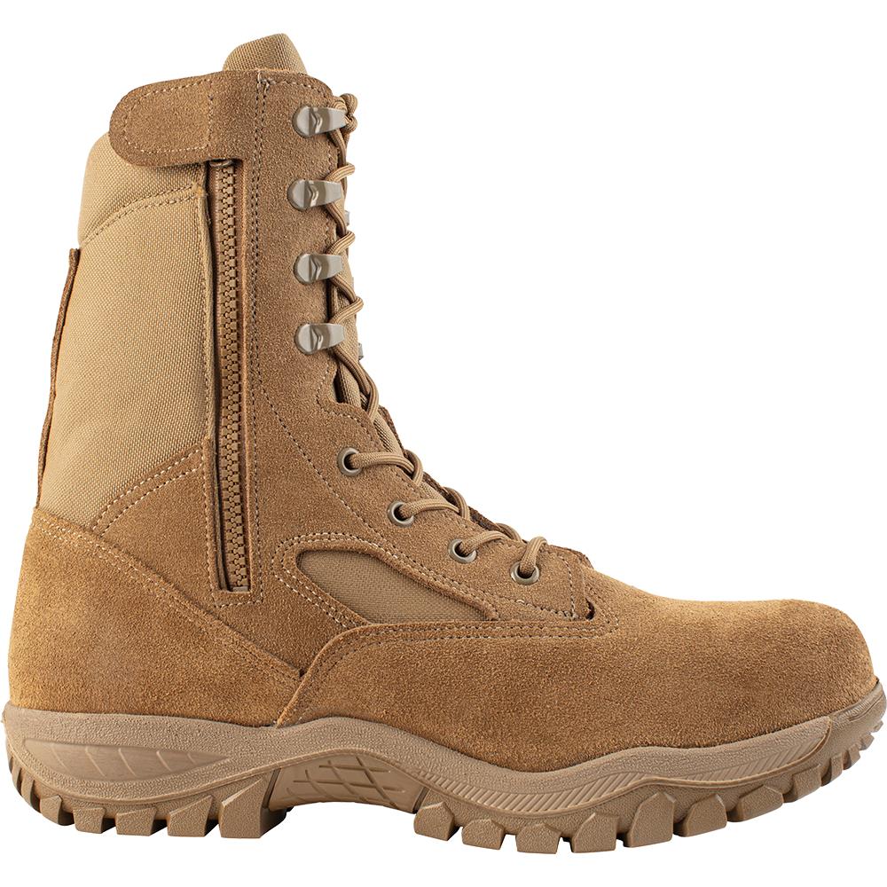 Belleville Men's, 8", C312ZCT, Hot Weather Tactical Steel Safety Toe Boot, Coyote, 5.5, Regular, C312ZCT 055R