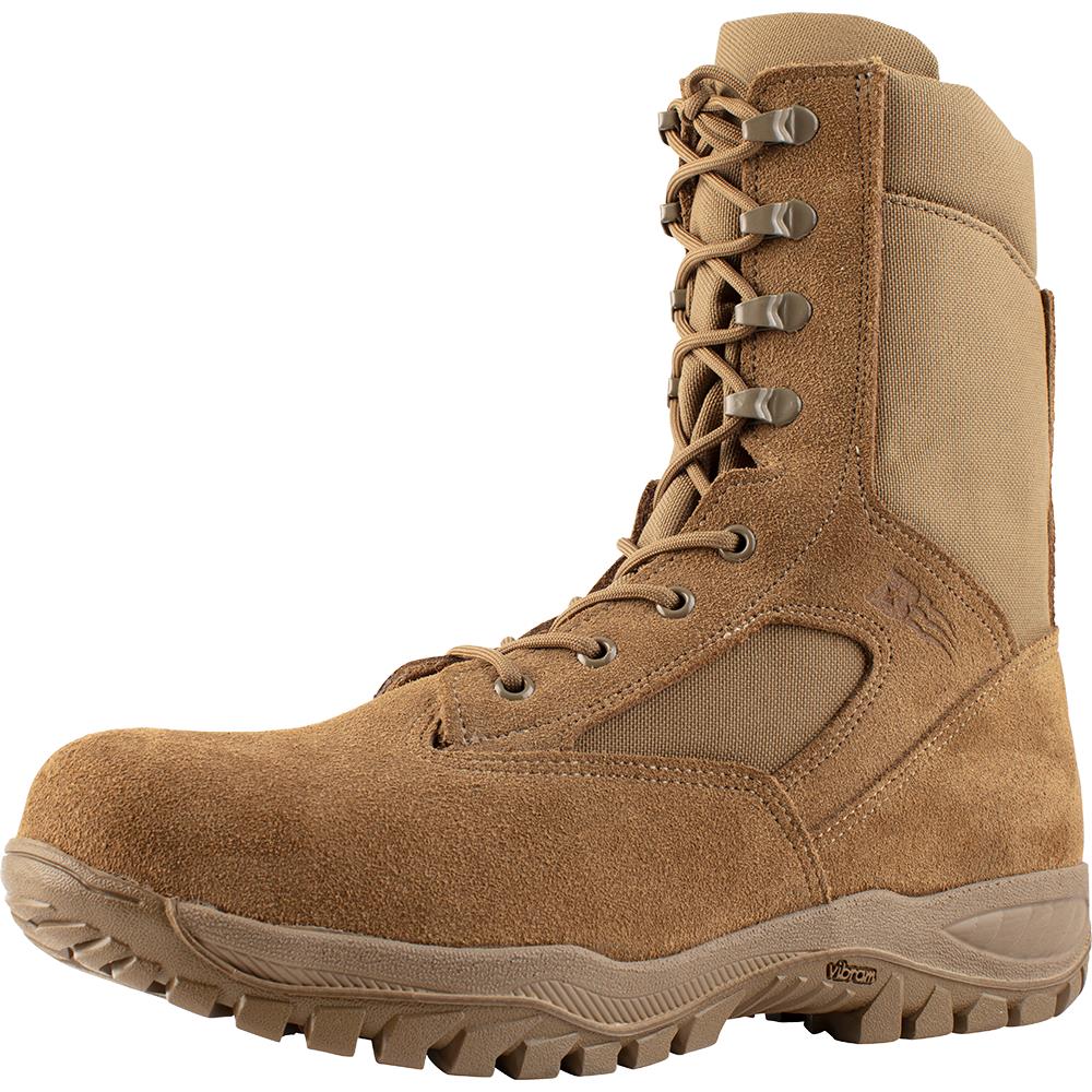 Belleville Men's, 8", C312ZCT, Hot Weather Tactical Steel Safety Toe Boot, Coyote, 5.5, Regular, C312ZCT 055R