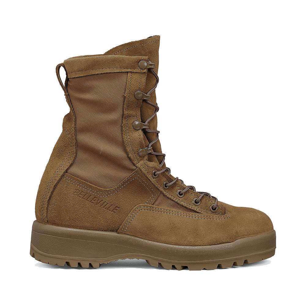 Belleville Men's, 8", C790ST, Waterproof Steel Safety Toe Flight & Combat Boot, Coyote, 7, Wide, C790ST 070W